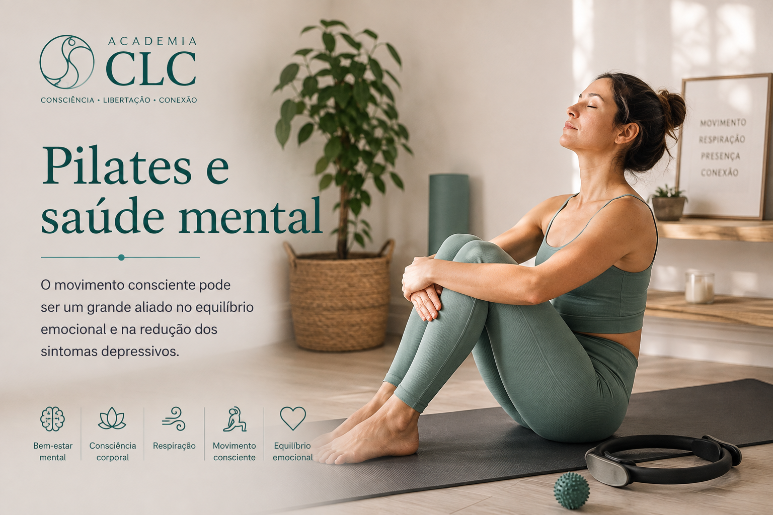 Pilates e saúde mental: pode o movimento ajudar na depressão?