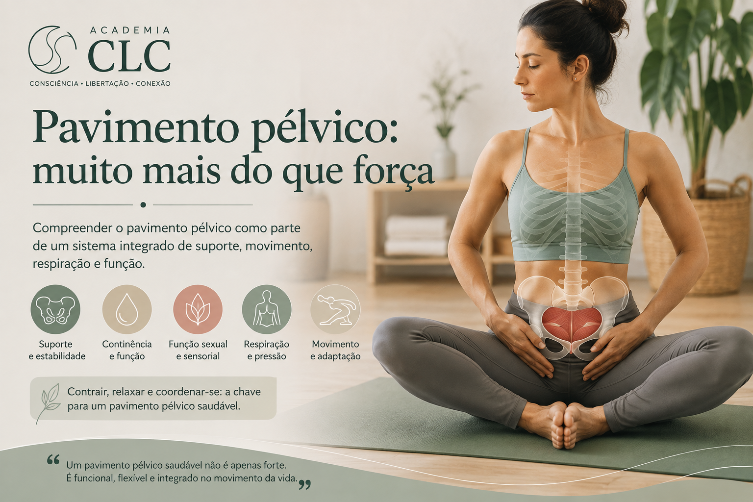Pavimento pélvico: muito mais do que força